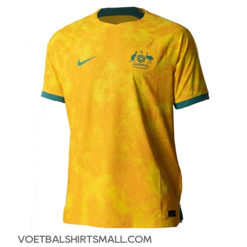 Australië Voetbalkleding Thuisshirt WK 2022 Korte Mouwen